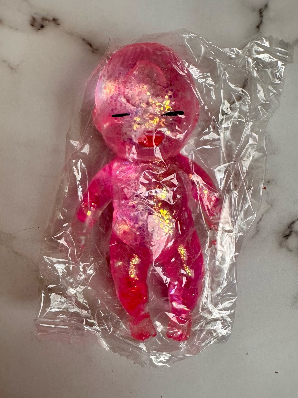 🩷Pink Glitter Baby Squishy Brand New🩷